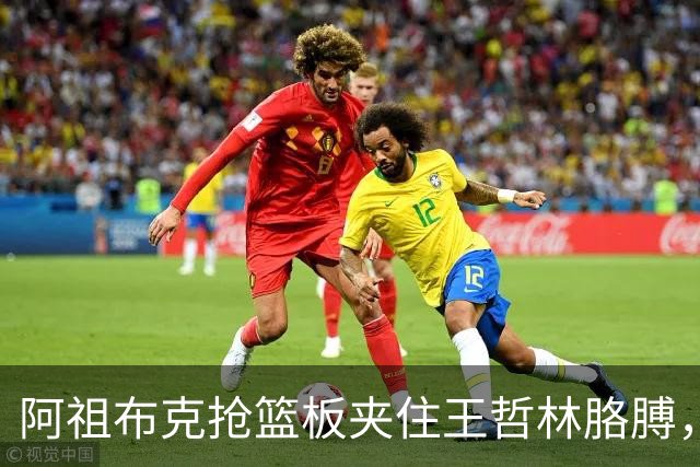 阿祖布克抢篮板夹住王哲林胳膊，古德温上前推搡阿祖被吹技犯